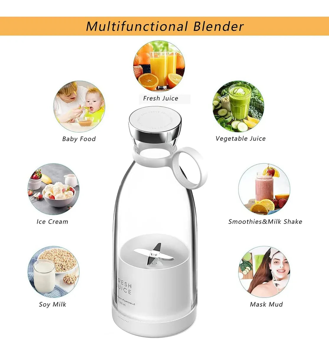 Mini licuadora portátil